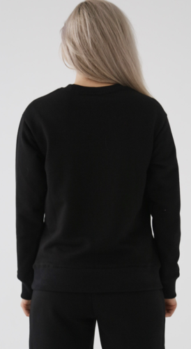 Свитшот женский РОДИНА Оверсайз Черный фото 4