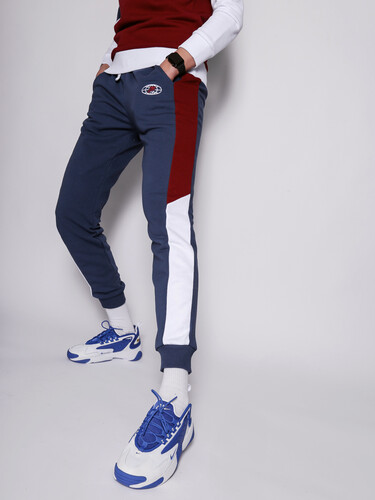 Брюки РОДИНА Полосы (женские) Белый/Синий/Бордо фото 5