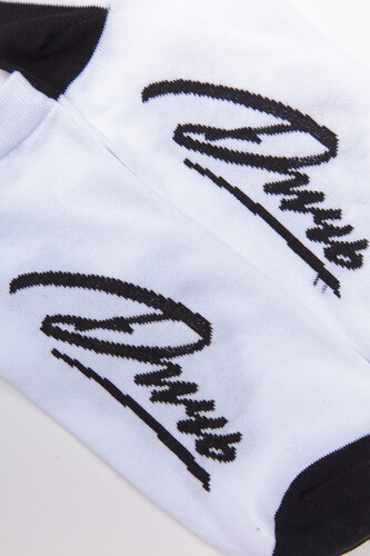 Носки ЗАПОРОЖЕЦ Дичь Каллиграфия короткие Белый/Черный фото 7