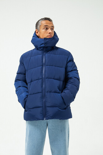 Куртка TRUESPIN Puffy Hooded Jacket Navy фото 18