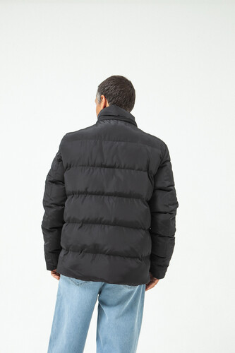 Куртка TRUESPIN Puffy Hooded Jacket Black фото 19