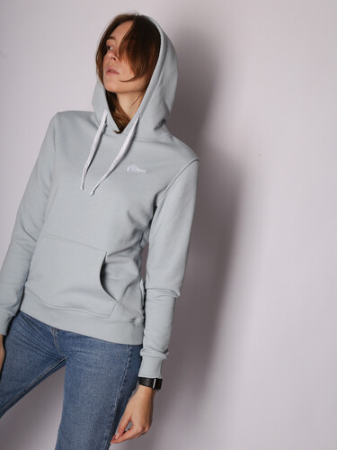 Худи РОДИНА Base (женское) Серо-Голубой фото 5