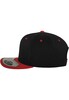 Бейсболка FLEXFIT 110 Fitted Snapback Blk/Red фото 4