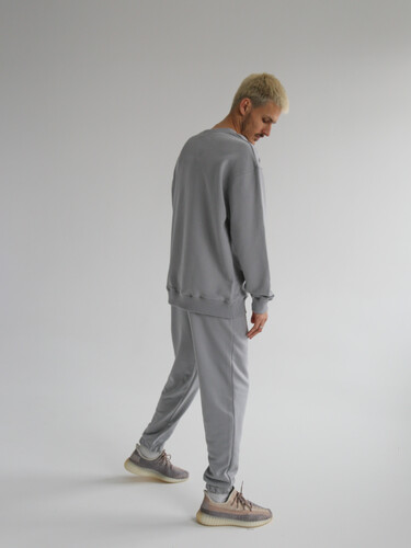 Свитшот РОДИНА Оверсайз (мужской) Серый фото 6