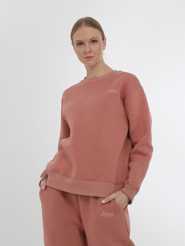 Свитшот с начесом РОДИНА Оверсайз (женский) Роза фото 4