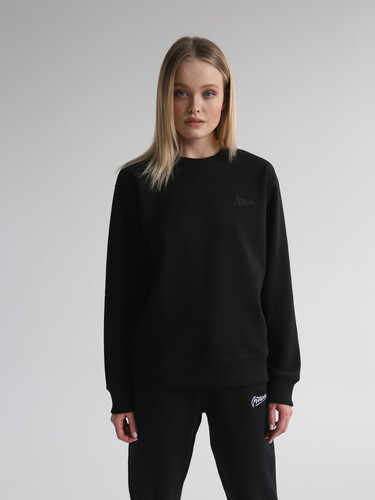 Свитшот РОДИНА Оверсайз (женский) Черный фото 3