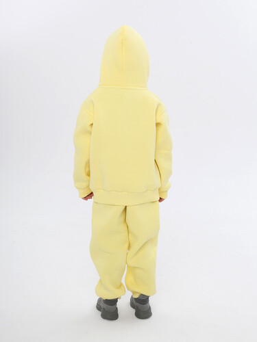 Костюм с начесом РОДИНА Оверсайз (детский) Молочно-Желтый фото 13