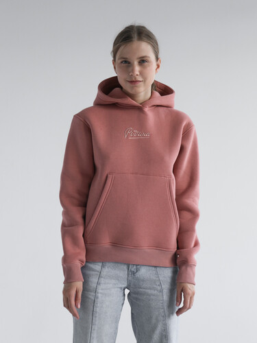 Худи с начесом РОДИНА Оверсайз (женское) Роза фото 4