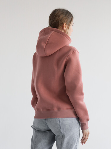 Худи с начесом РОДИНА Оверсайз (женское) Роза фото 6