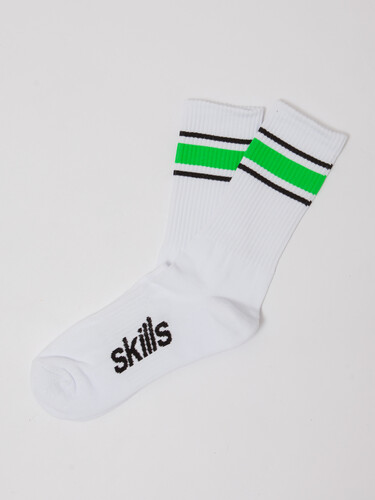 Носки махровые SKILLS Lines White/Green фото 7