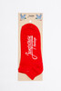 Носки ЗАПОРОЖЕЦ Лого короткие Красный фото