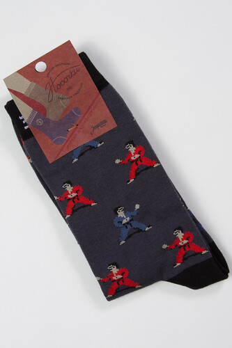 Носки ЗАПОРОЖЕЦ Каратисты Темно-Синий фото 6