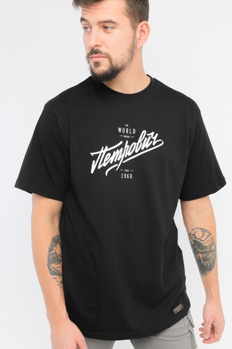 Футболка ЗАПОРОЖЕЦ Петрович Черный фото 6