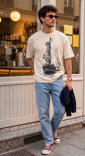 Футболка ЗАПОРОЖЕЦ Заяц Dark Nude фото 5