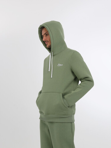 Худи с начесом РОДИНА Base (мужское) Еловый фото 6