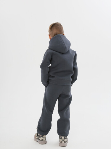 Костюм с начесом РОДИНА Оверсайз (подростковый) Серо-Голубой фото 10