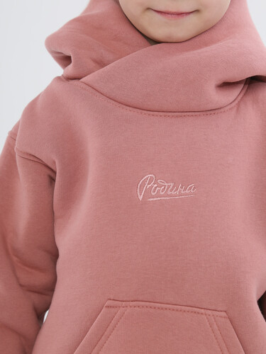 Костюм с начесом РОДИНА Оверсайз (детский) Роза фото 10