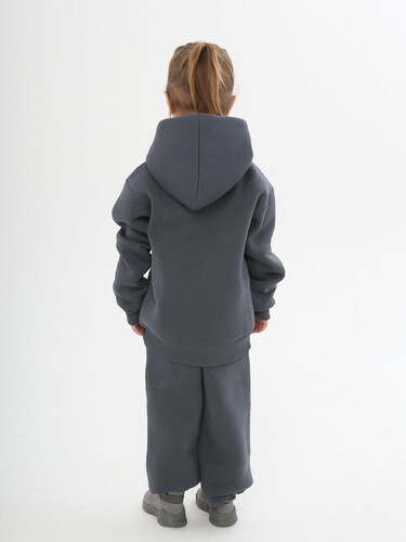 Костюм с начесом РОДИНА Оверсайз (детский) Серо-Голубой фото 10