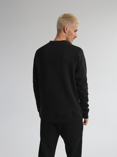 Свитшот с начесом РОДИНА Base (мужской) Черный фото 8