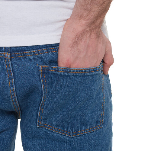 Джинсы ЗАПОРОЖЕЦ Carrot Fit Men's Denim ZAP-01R2 Mid-Blue фото 13