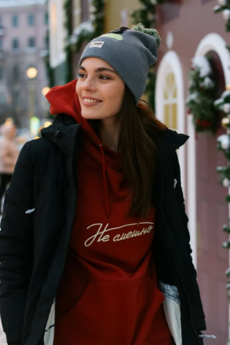 Шапка ЗАПОРОЖЕЦ Mishka Grey фото 20