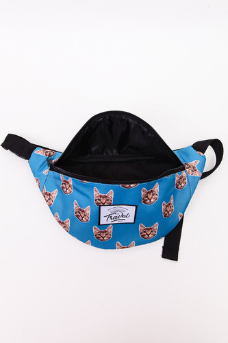 Сумка TRAVEL Голубой/Коты 061016075 фото 8