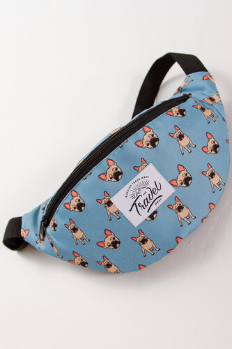 Сумка TRAVEL Голубой/Бульдог фото 4