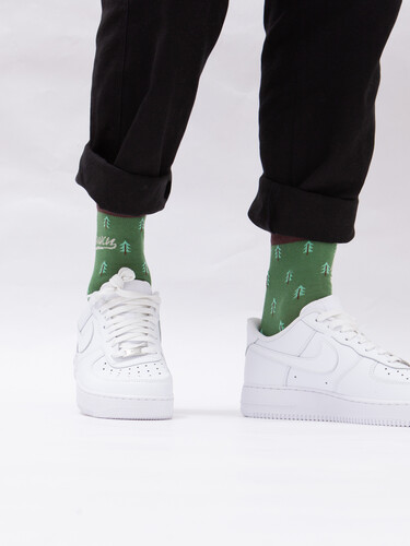 Носки ЗАПОРОЖЕЦ Шишки Зеленый фото 24