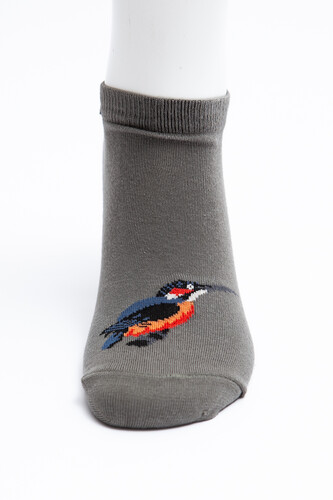 Носки ЗАПОРОЖЕЦ 2 Птички короткие Светлый Хаки фото 14