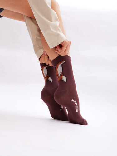 Носки ЗАПОРОЖЕЦ Лиса Коричневый фото 31