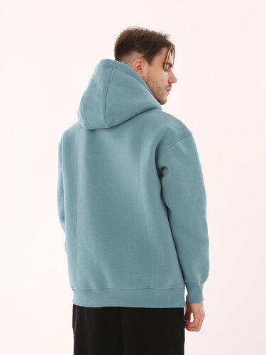 Худи с начесом РОДИНА Оверсайз (мужское) Деним фото 8