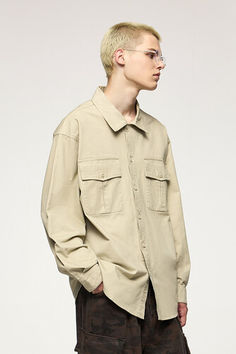 Рубашка TRUESPIN Blank Хаки фото 10