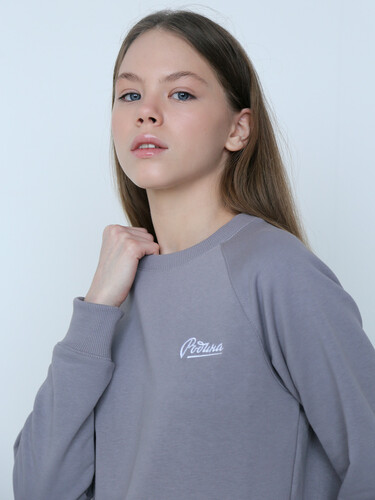 Свитшот РОДИНА Base (женский) Цемент фото 5