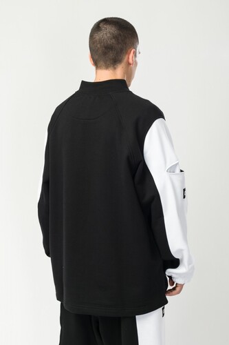 Мужская толстовка CODERED Sleevecognito Черный/Белый фото 12