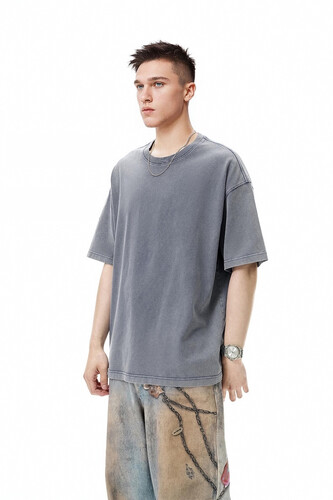 Футболка TRUESPIN Washed Светло-Серый фото 4