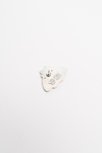 Пин металлический WAF-WAF Мотылек ночного неба (Черный/Серебряный) фото 6