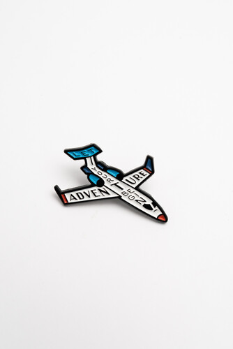 Пин металлический WAF-WAF Начало Приключений (Черный/Белый/Голубой/Красный) фото 4