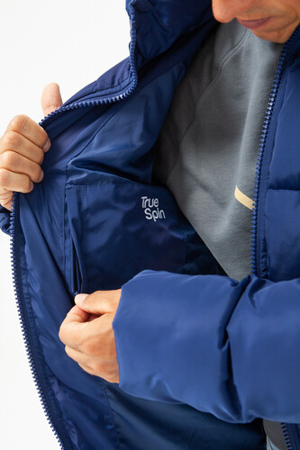 Куртка TRUESPIN Puffy Hooded Jacket Navy фото 23