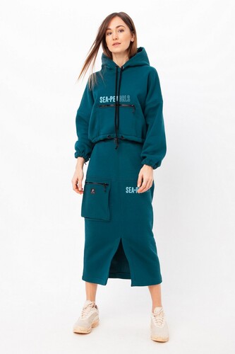 Юбка с начесом SEA-PEA СLOTHING Image Sea Wave фото 9