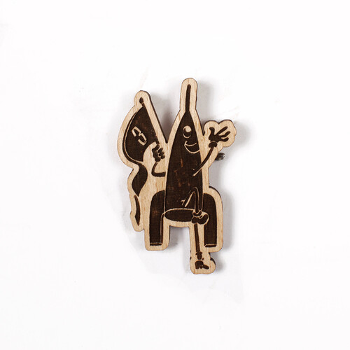 Значок ЗАПОРОЖЕЦ х WAF-WAF Ракета фото 3