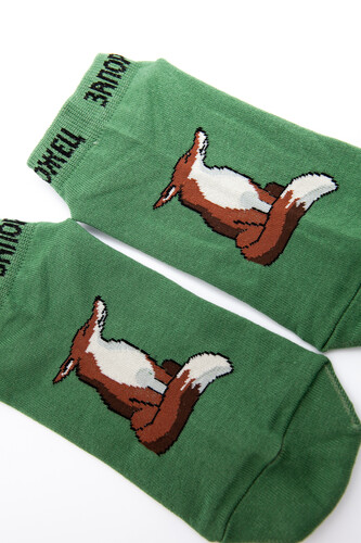 Носки ЗАПОРОЖЕЦ Лиса короткие Хаки фото 10