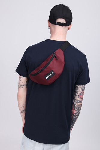 Сумка AIR PACK Small на пояс Бордовый фото 8