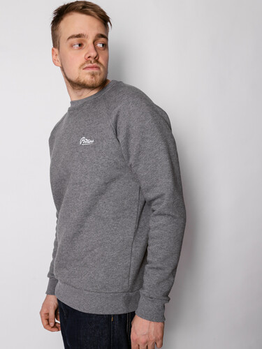 Свитшот с начесом РОДИНА Base (мужской) Темно-Серый фото 6