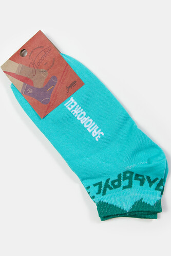 Носки ЗАПОРОЖЕЦ Эльбрус короткие Бирюза фото 6