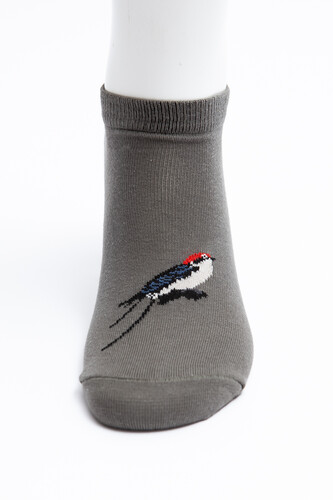 Носки ЗАПОРОЖЕЦ 2 Птички короткие Светлый Хаки фото 16