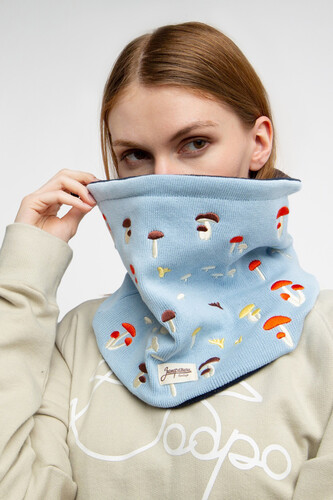 Шарф ЗАПОРОЖЕЦ Gribochki Blue фото 7
