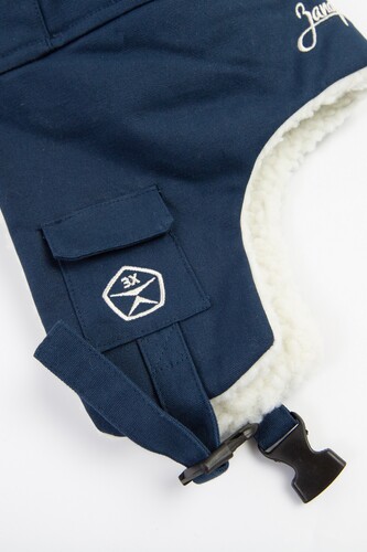 Шапка ЗАПОРОЖЕЦ Ushanka Beanie Navy фото 15