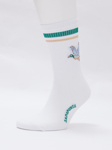 Носки ЗАПОРОЖЕЦ Спорт Дичь Белый фото 8