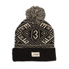 Шапка с помпоном ЗАПОРОЖЕЦ Узор Black фото 2