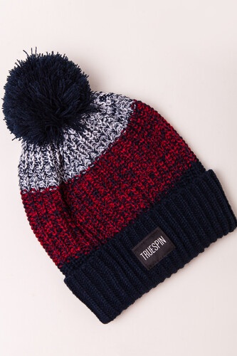 Шапка TRUESPIN Triple White/Navy/Red фото 6